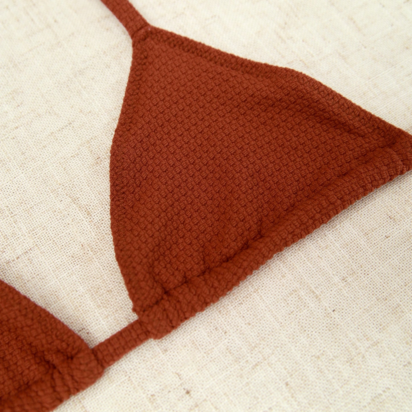 Triangle Bikini Top - Milk Chocolate