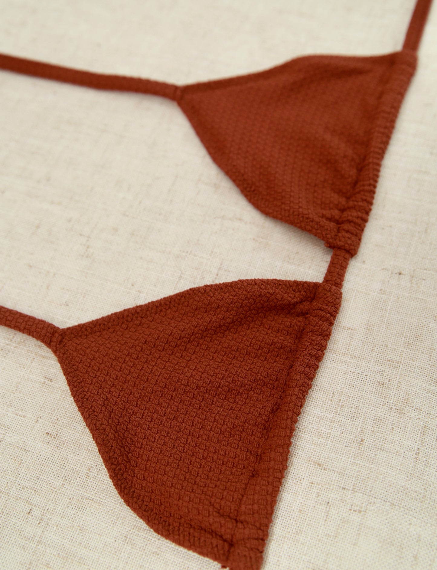 Triangle Bikini Top - Milk Chocolate